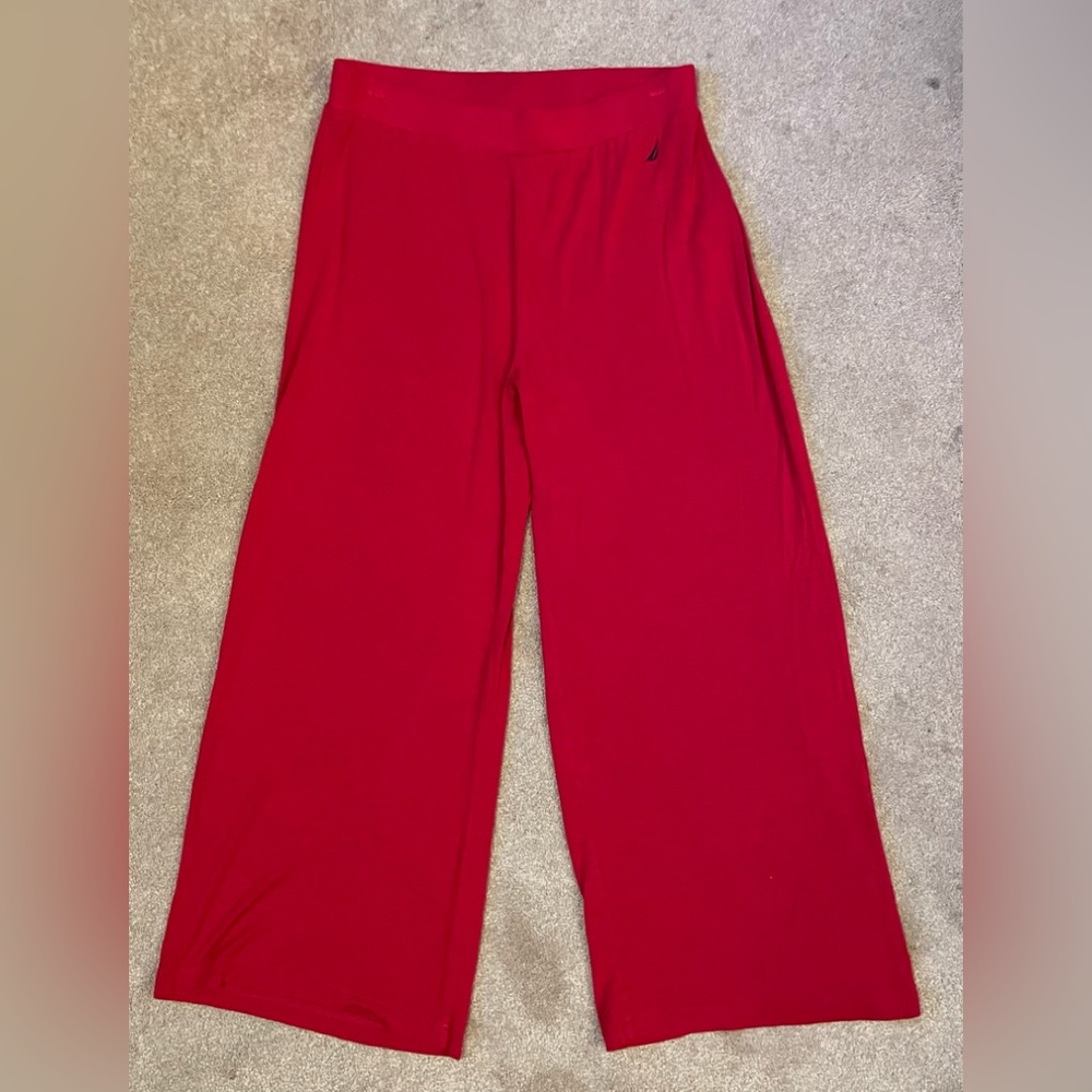 Náutica Womans Sleepwear Pants Red Medium
